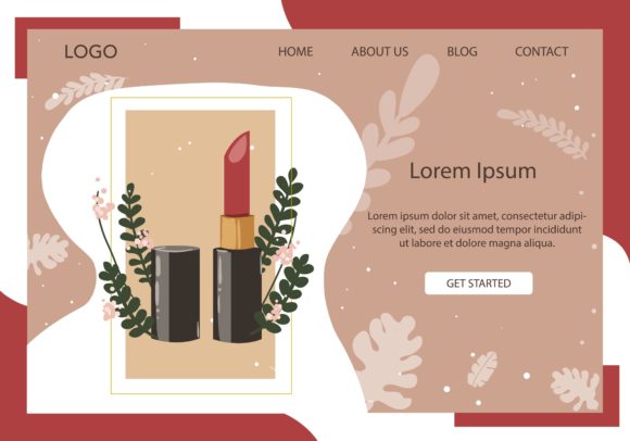 Fashion Red Lipstick Landing Page: A Powerful Tool for Visual Storytelling