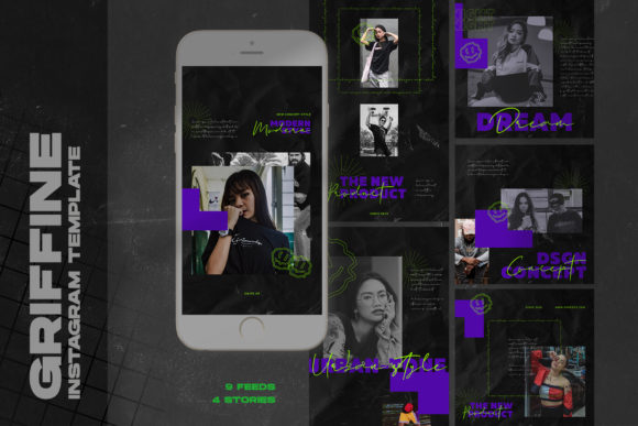 Griffine Instagram Templates for Social Media Success