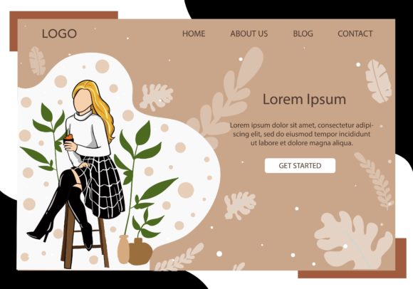 Landing Page Fashion Suit for Hangout: A Versatile Design for Modern Communication