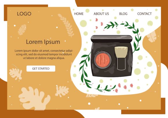 Landing Page Fashion with Blush Brush: A Versatile Design Solution for Modern Creatives