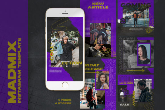 Madmix Instagram Templates: Design Smarter