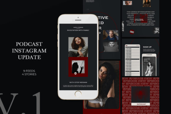 Podcast Instagram Templates