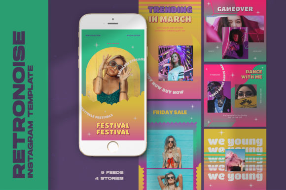 Retronoise Instagram Templates: A Strategic Tool for Visual Storytelling