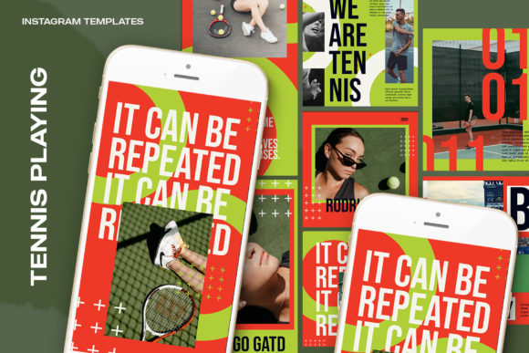 Tennis Playing Instagram Templates: A Modern Tool for Creative Expression